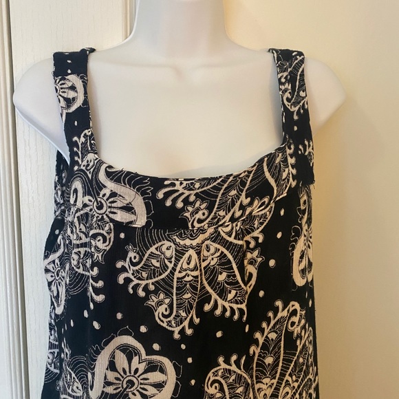 Lola P. Black midi sleeveless dress Size L - Picture 5 of 6